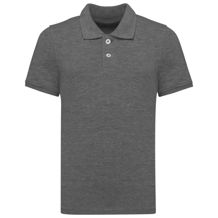 Piquépolohemd Bio180 Kind Grey Heather