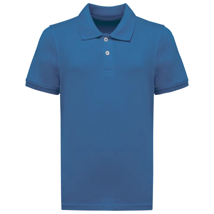 Piquépolohemd Bio180 Kind Light Royal Blue