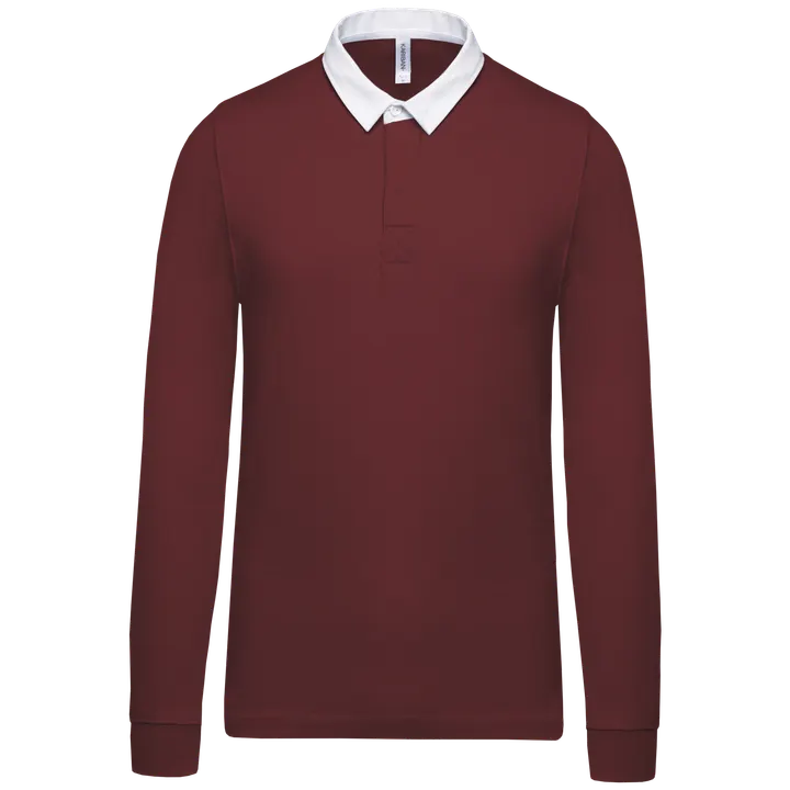 Rugby-Polohemd Wine / White