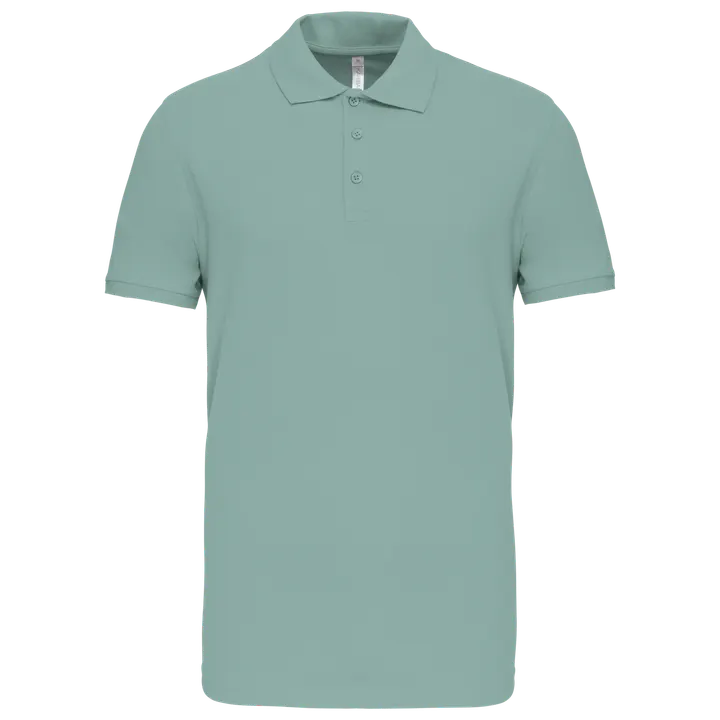 Polo piqué manches courtes homme Sage