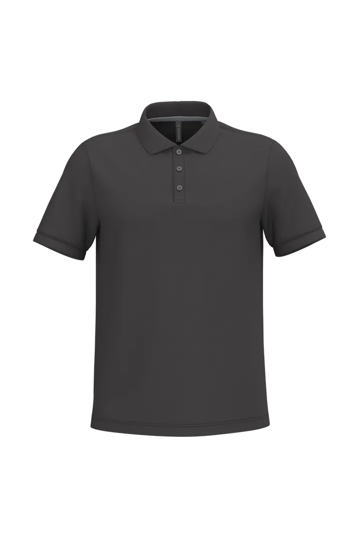 Herren Poloshirt aus Baumwollpiqué Dark Grey