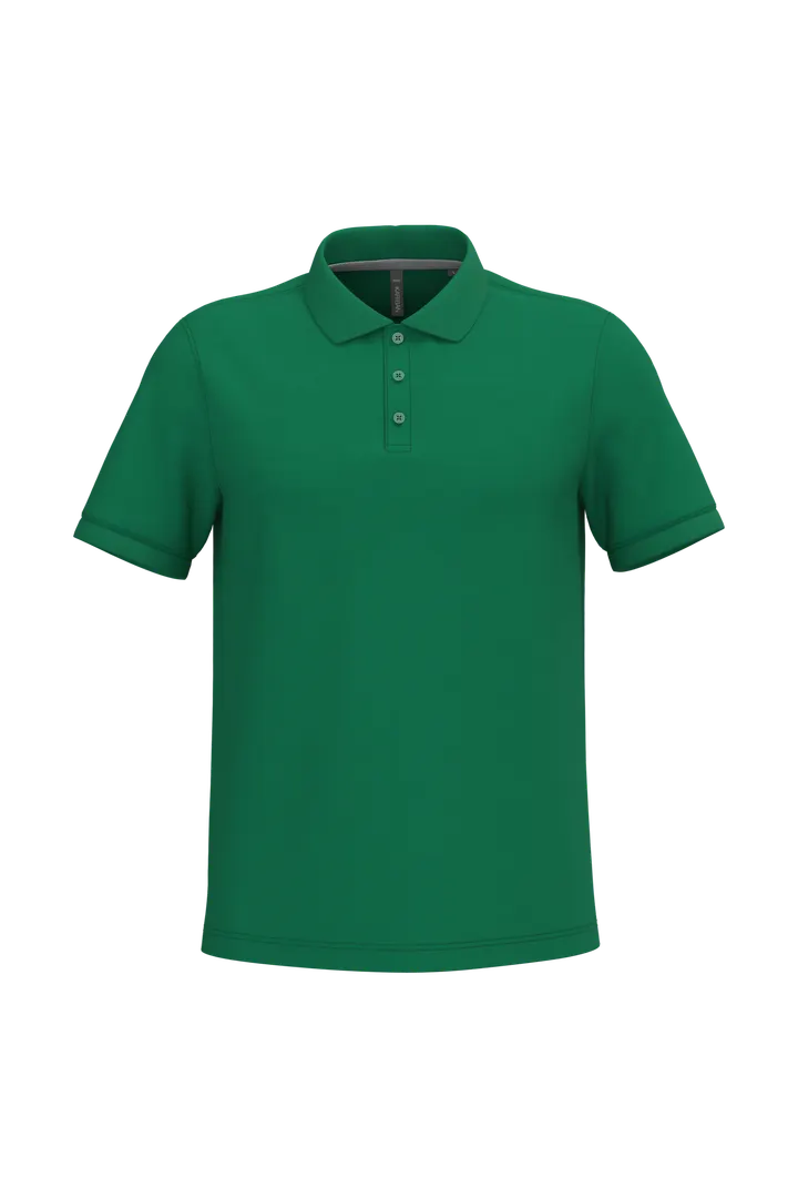Herren Poloshirt aus Baumwollpiqué Kelly Green