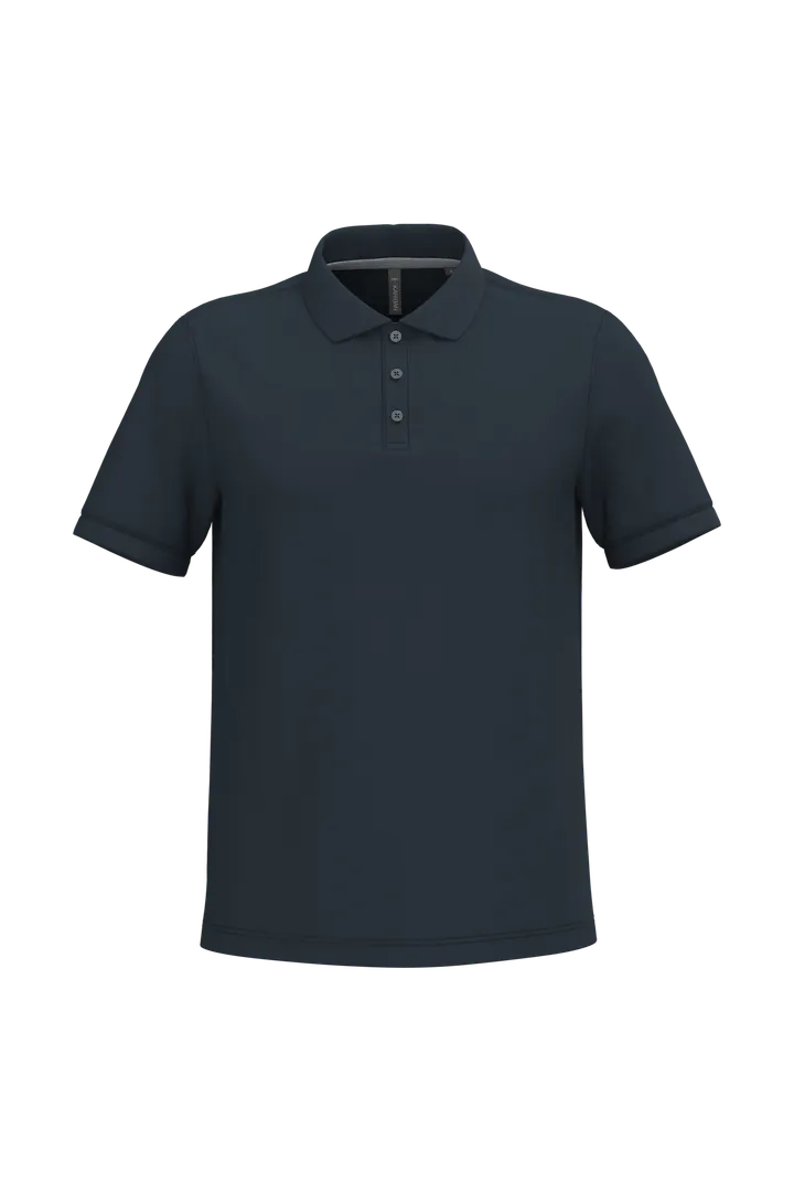 Herren Poloshirt aus Baumwollpiqué Navy