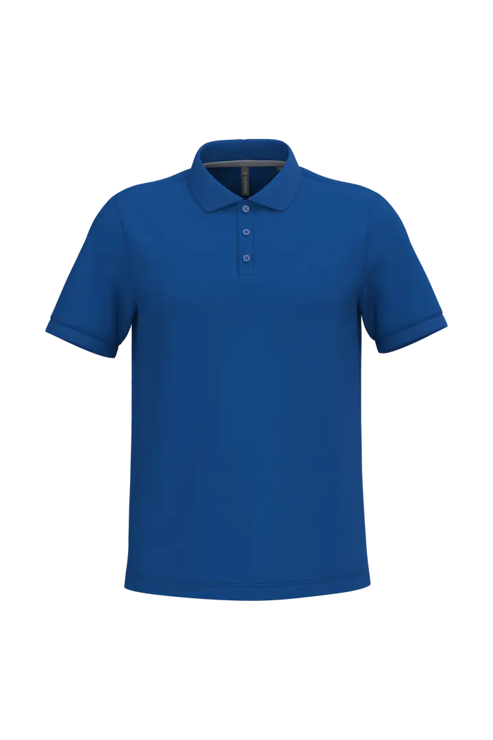 Herren Poloshirt aus Baumwollpiqué Royal Blue