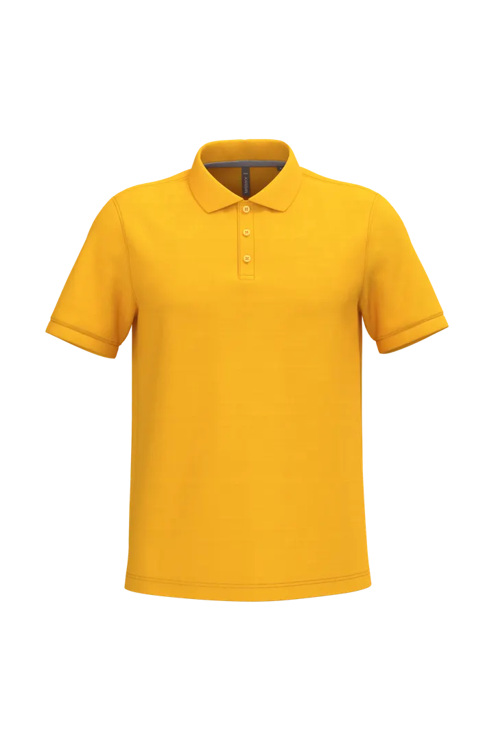 Herren Poloshirt aus Baumwollpiqué Yellow