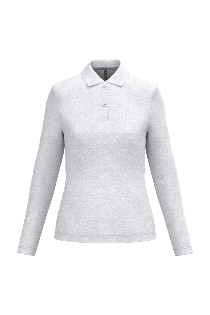 Polo manches longues femme Ash Heather