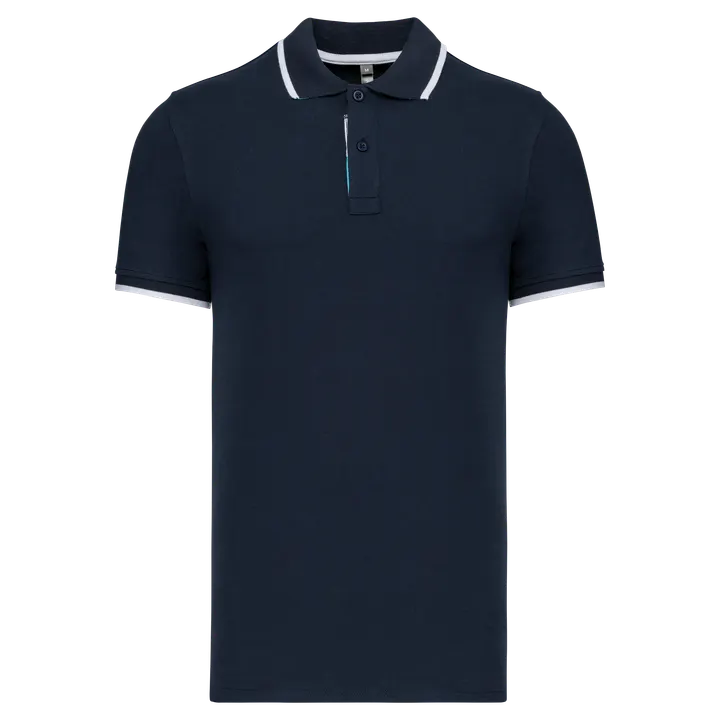 Polo manches courtes homme Navy / White / Light Turquoise