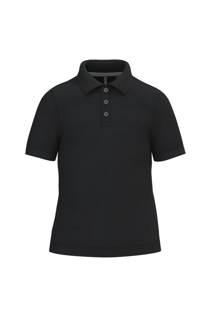 Polo manches courtes enfant Black