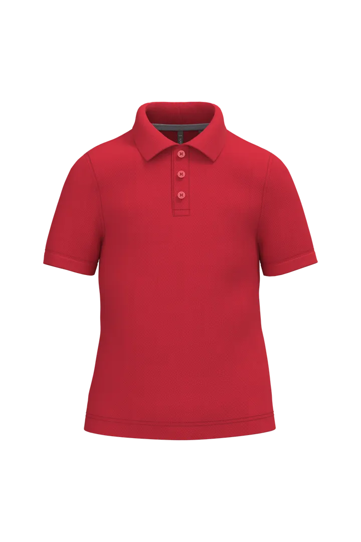 Polo manches courtes enfant Red