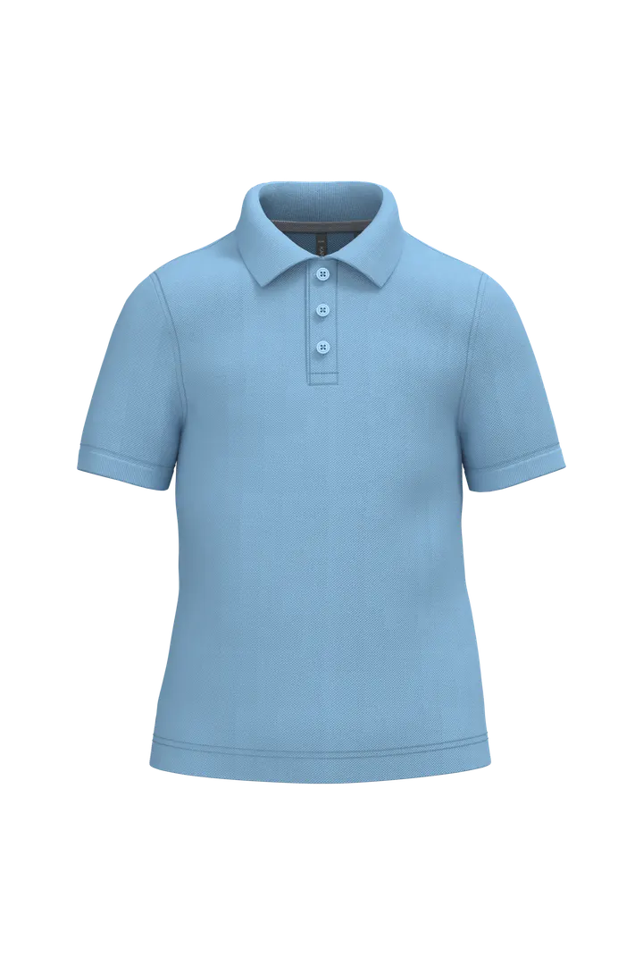 Polo manches courtes enfant Sky Blue