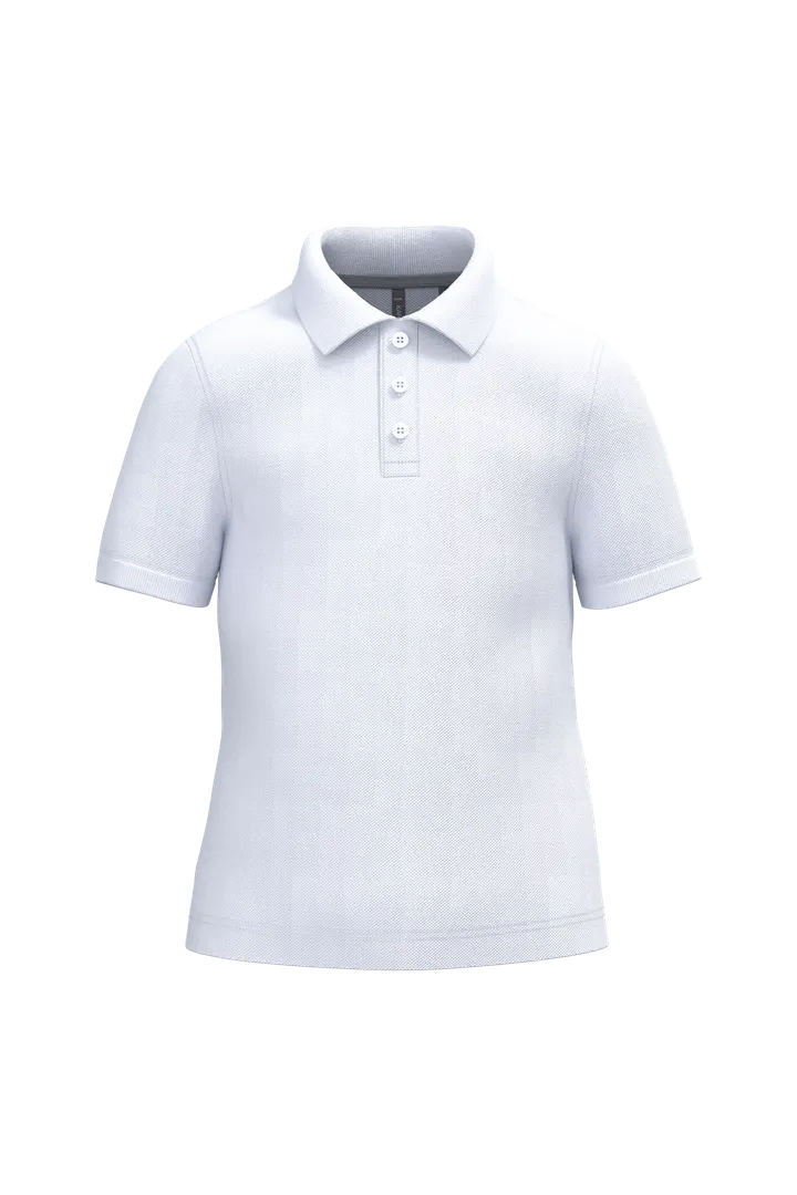 Polo manches courtes enfant White