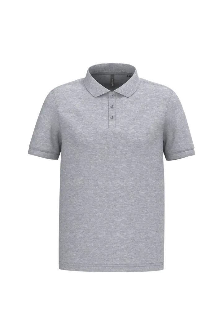 Polo piqué manches courtes homme Oxford Grey