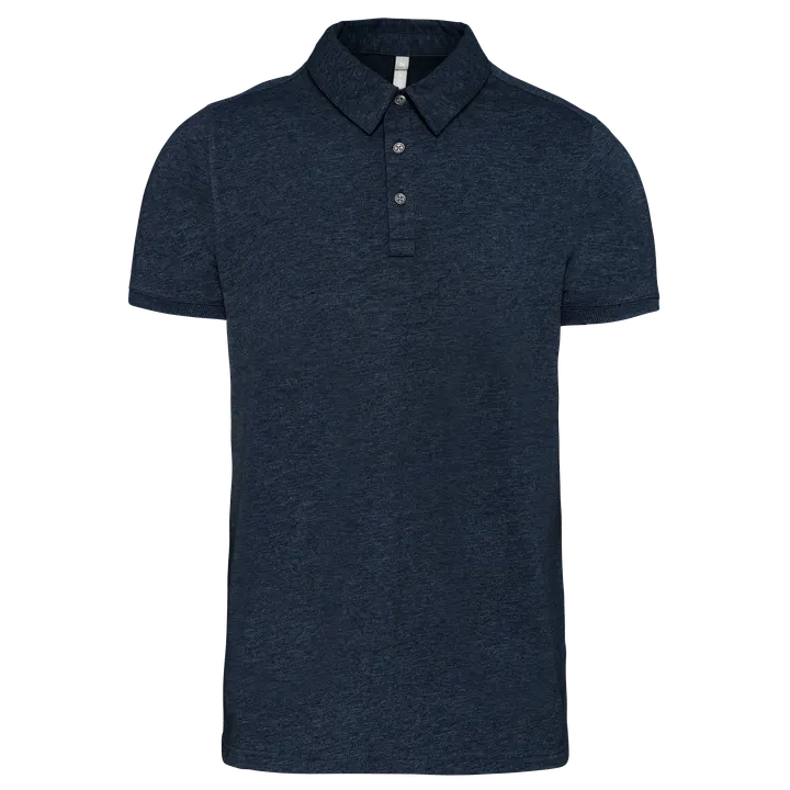 Polo jersey manches courtes homme French Navy Heather