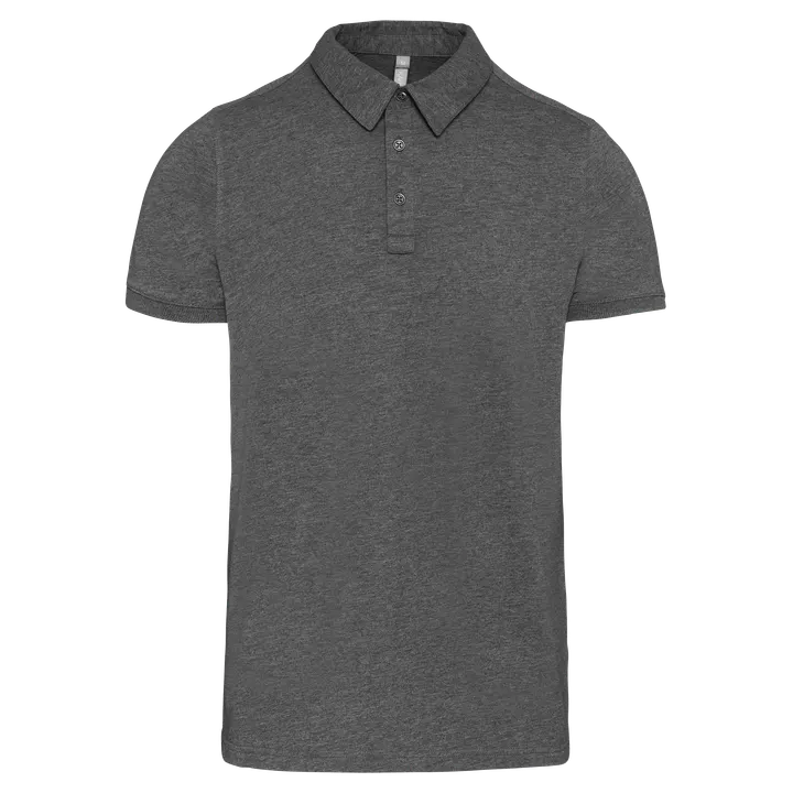 Polo jersey manches courtes homme Grey Heather