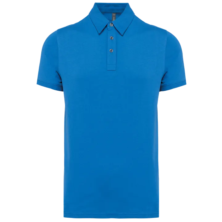 Polo jersey manches courtes homme Light Royal Blue