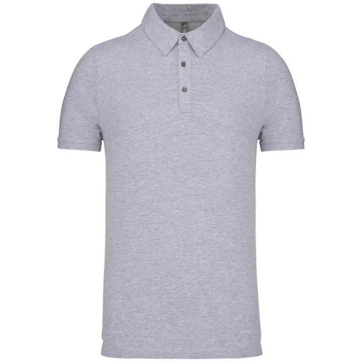 Polo jersey manches courtes homme Oxford Grey