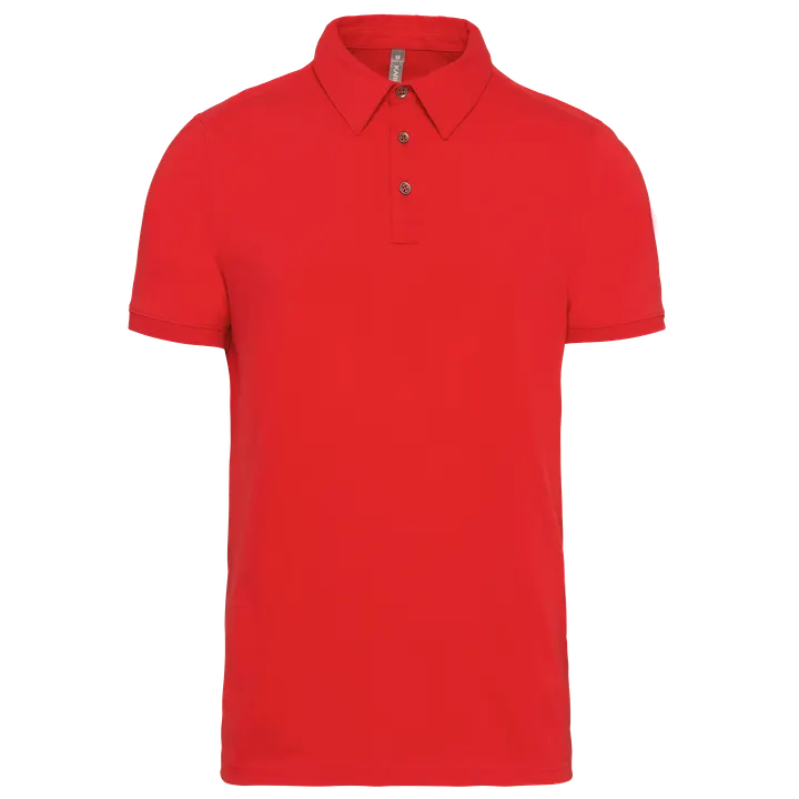Polo jersey manches courtes homme Red