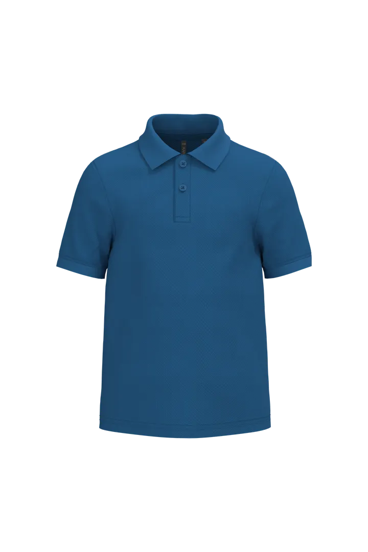 Polo manches courtes enfant Light Royal Blue
