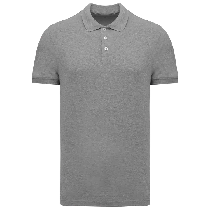 Pique-Polohemd für Männer Oxford Grey