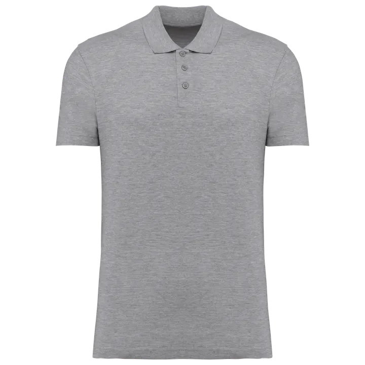 Polo piqué unisexe Oxford Grey