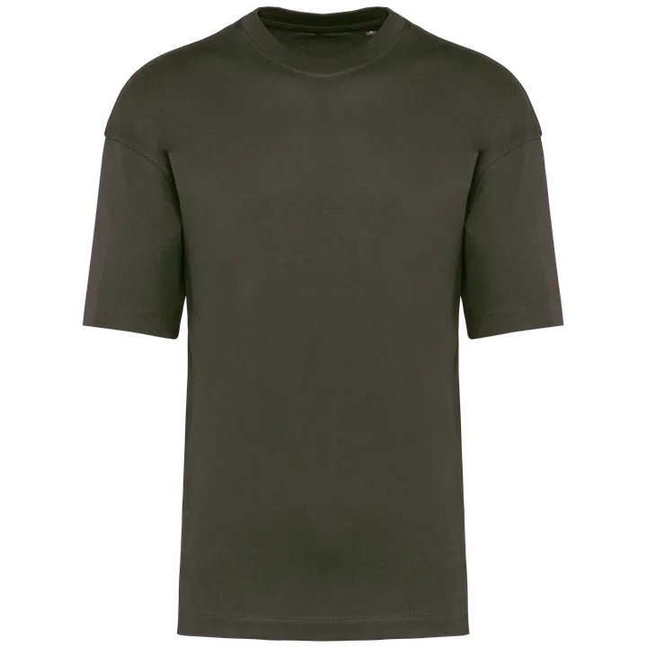 T-shirt unisexe oversize manches courtes Khaki