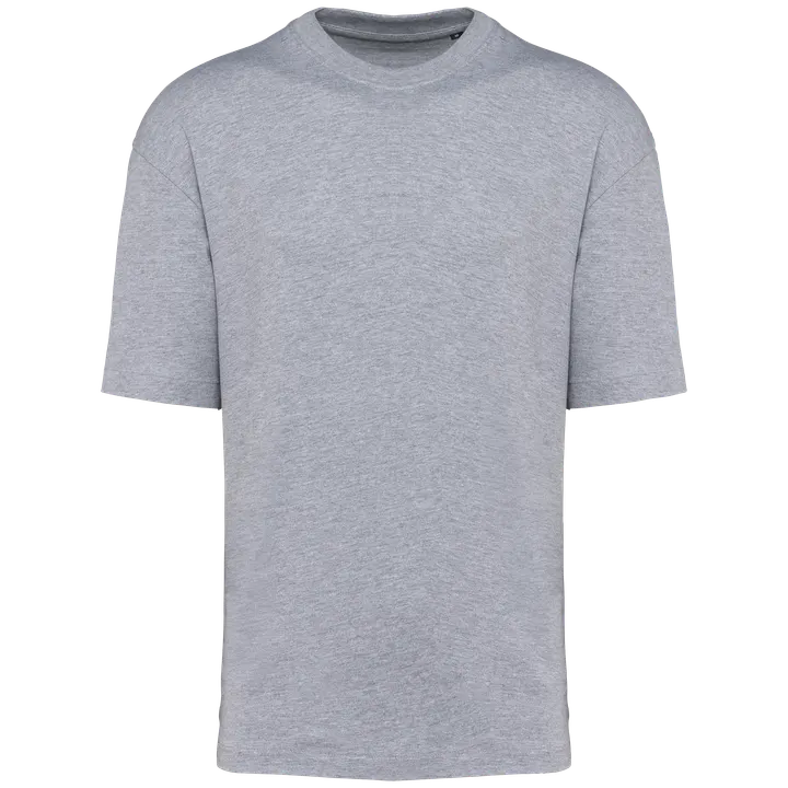 T-shirt unisexe oversize manches courtes Oxford Grey