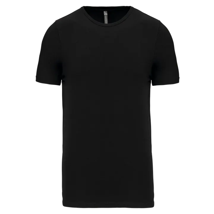 Kurzarm-T-Shirt mit Rundhalsausschnitt Black