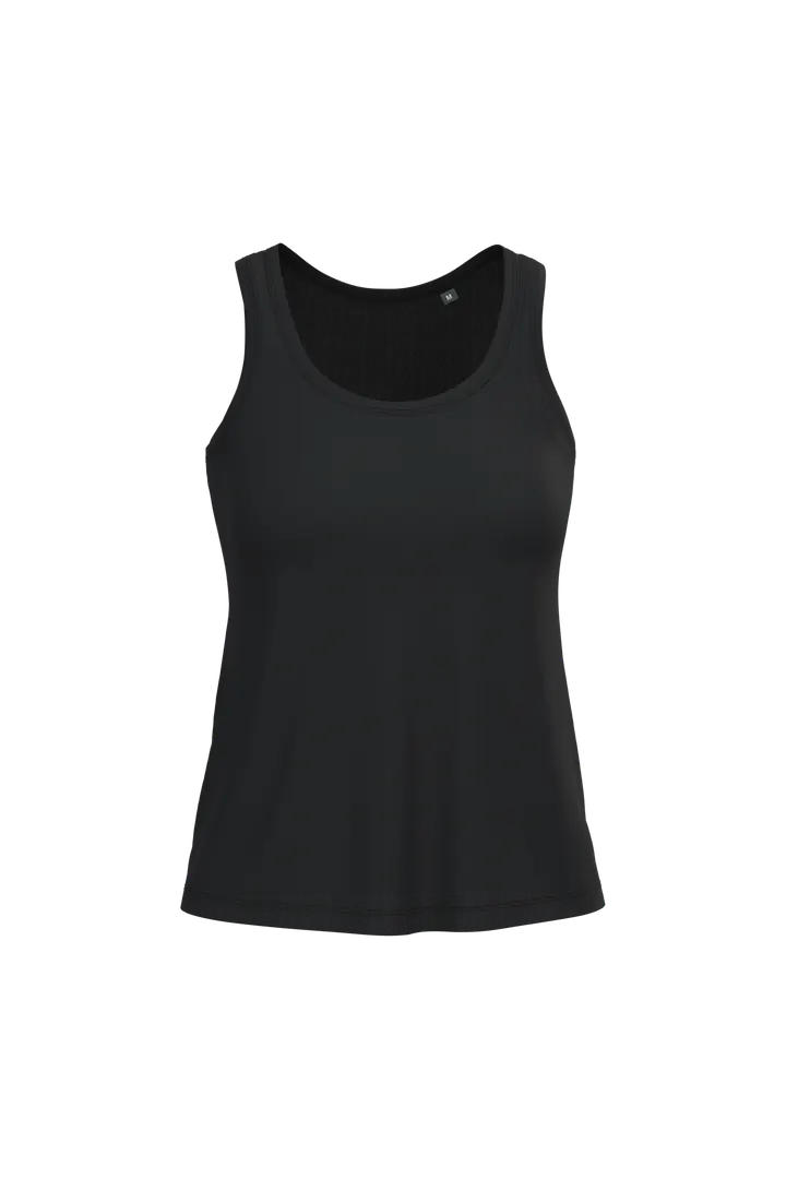 Damen Bio150 IC Achselhemd Black