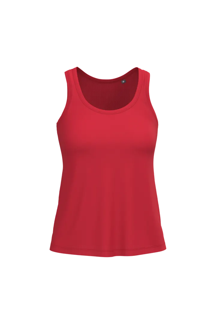 Damen Bio150 IC Achselhemd Red