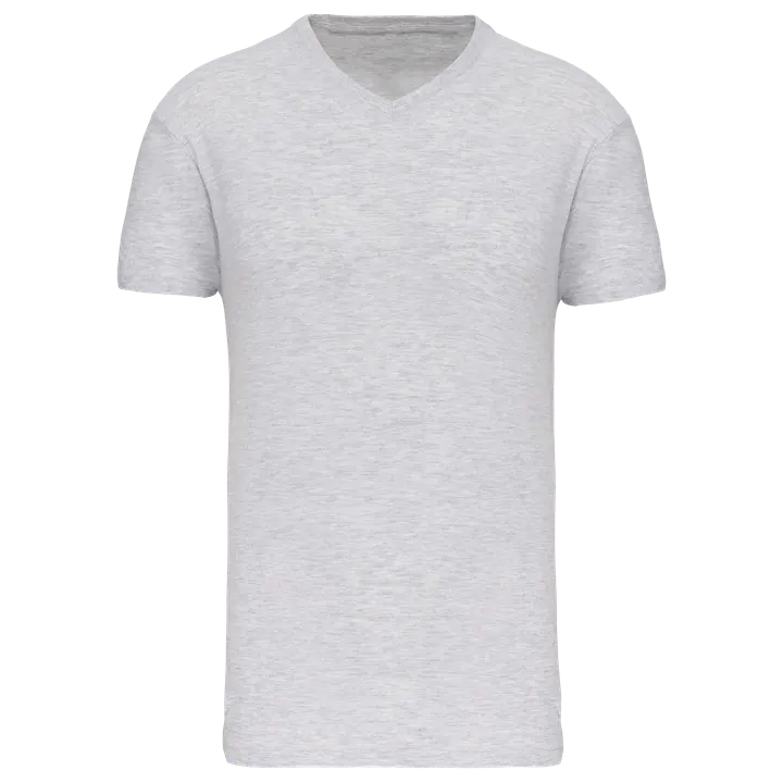 T-shirt Bio150 IC col V homme Ash Heather