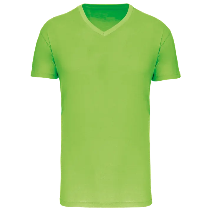 T-shirt Bio150 IC col V homme Lime