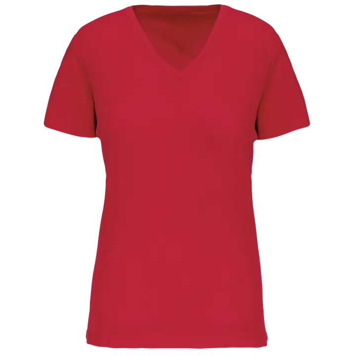 Damen-T-Shirt BIO150 IC mit V-Ausschnitt Red