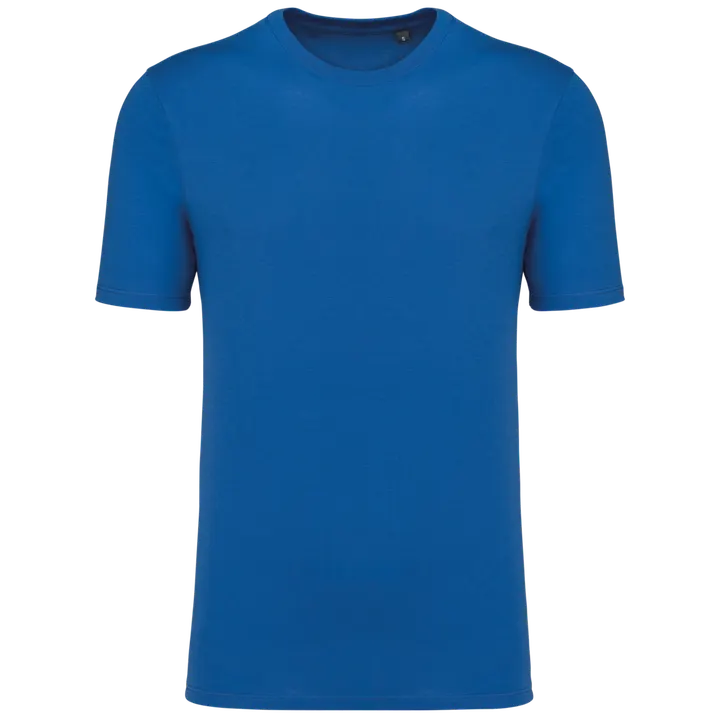 Kurzarm-T-Shirt mit Rundhalsausschnitt, Unisex Light Royal Blue