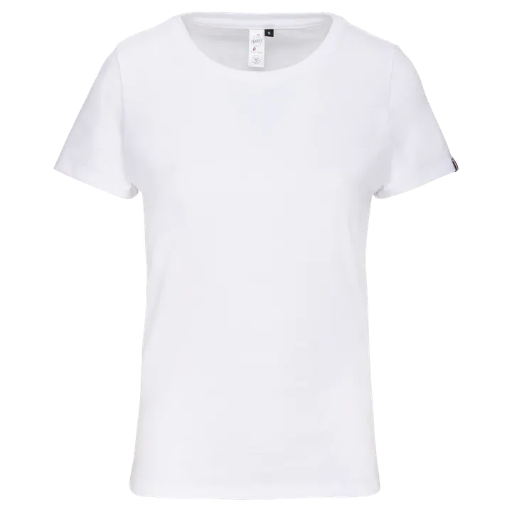 Damen Bio-T-Shirt "Origine France Garantie" White