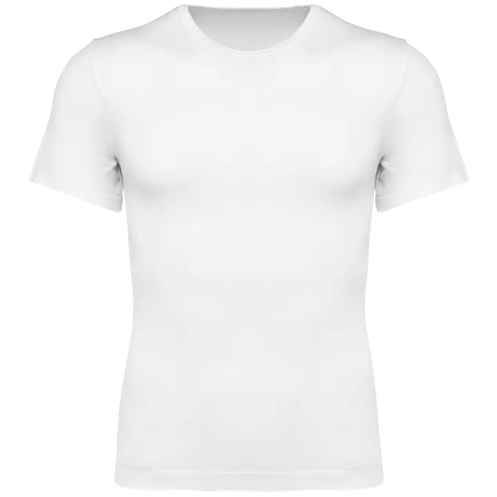 T-Shirt aus umweltfreundlicher zweiter Haut mit kurzen Ärmeln für Männer White