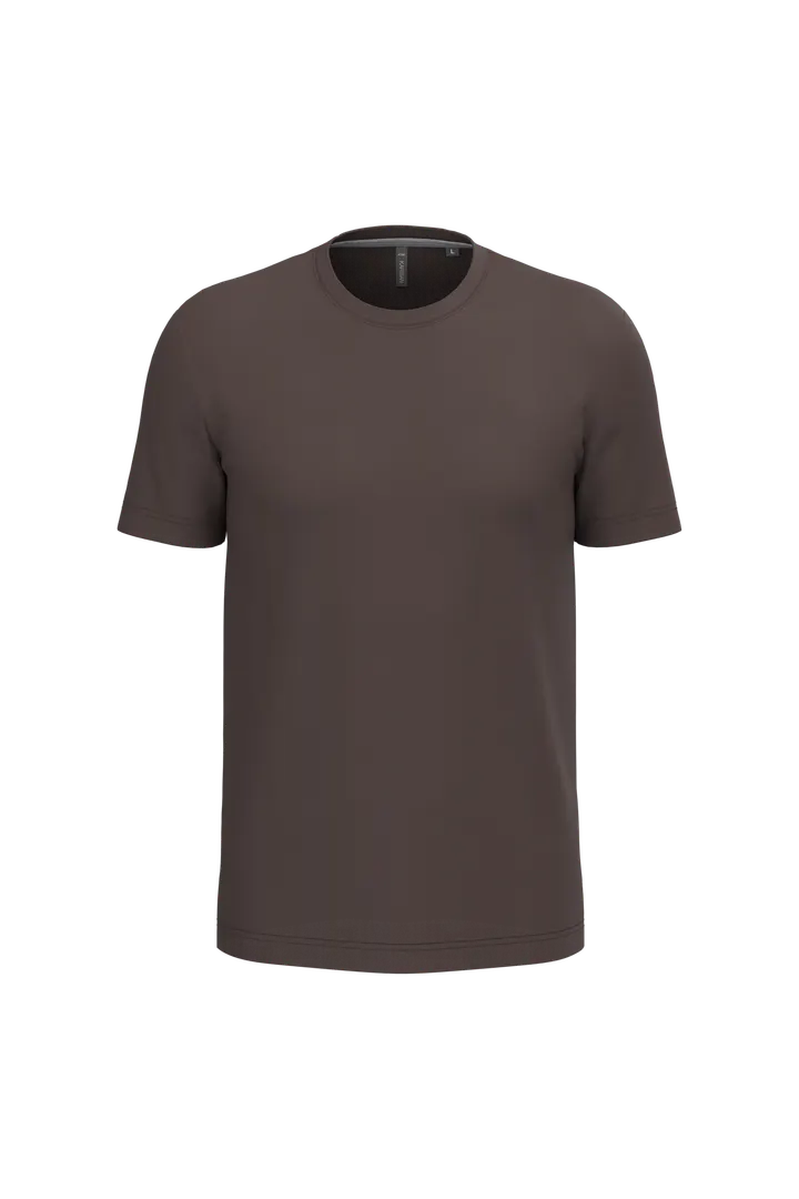 Herren rundhals-t-shirt Chocolate