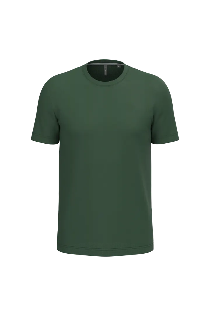 Herren rundhals-t-shirt Forest Green