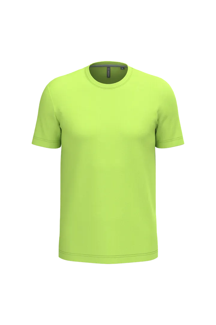 Herren rundhals-t-shirt Lime