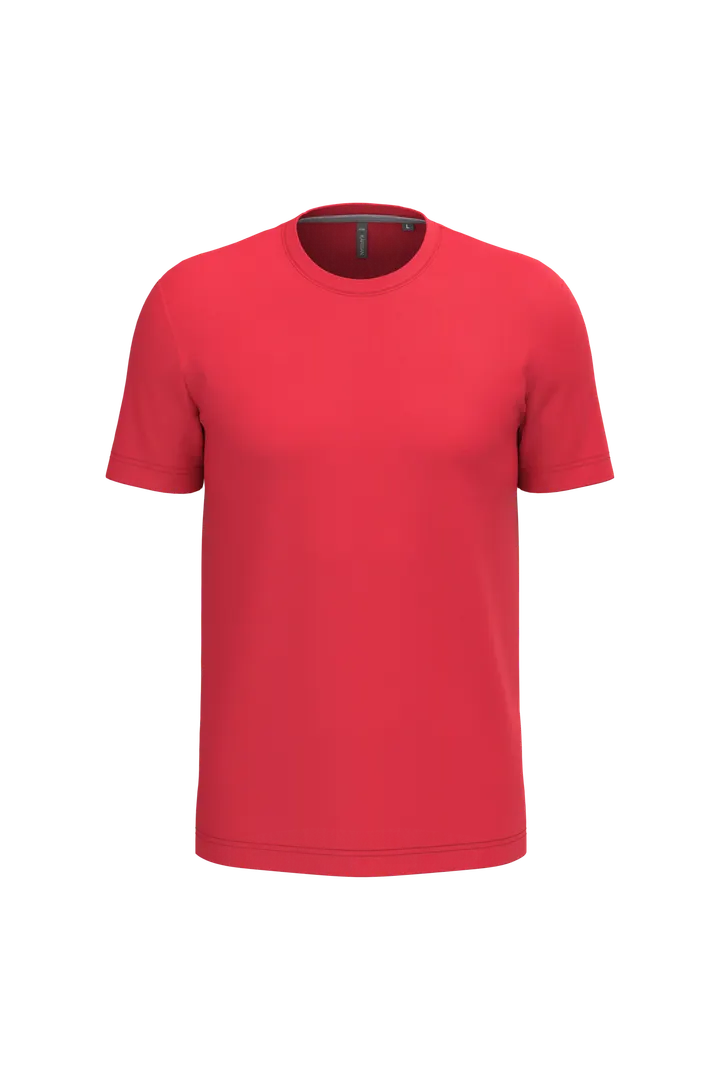 Herren rundhals-t-shirt Red