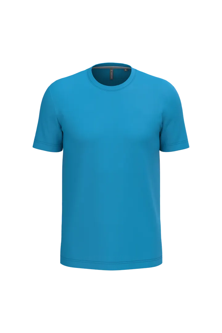 Herren rundhals-t-shirt Tropical Blue
