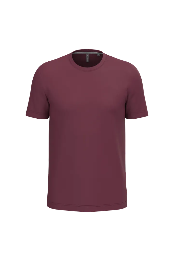 Herren rundhals-t-shirt Wine