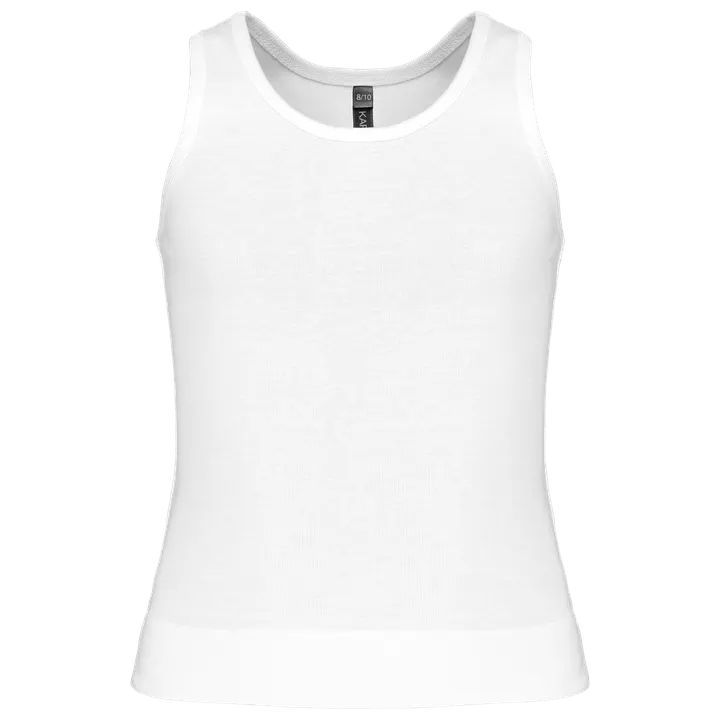 Mädchen Hemd White