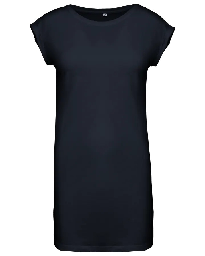 Langes T-Shirtfür Damen Navy