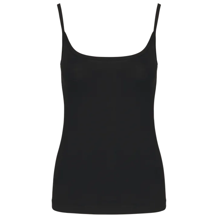 Damen-Top mit Trägern Black