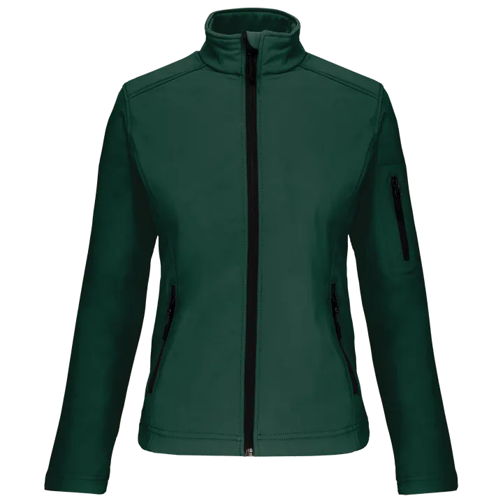 Damen Softshell-Jacke Bottle Green