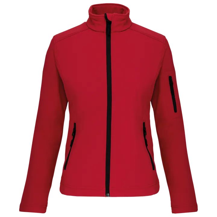 Damen Softshell-Jacke Red