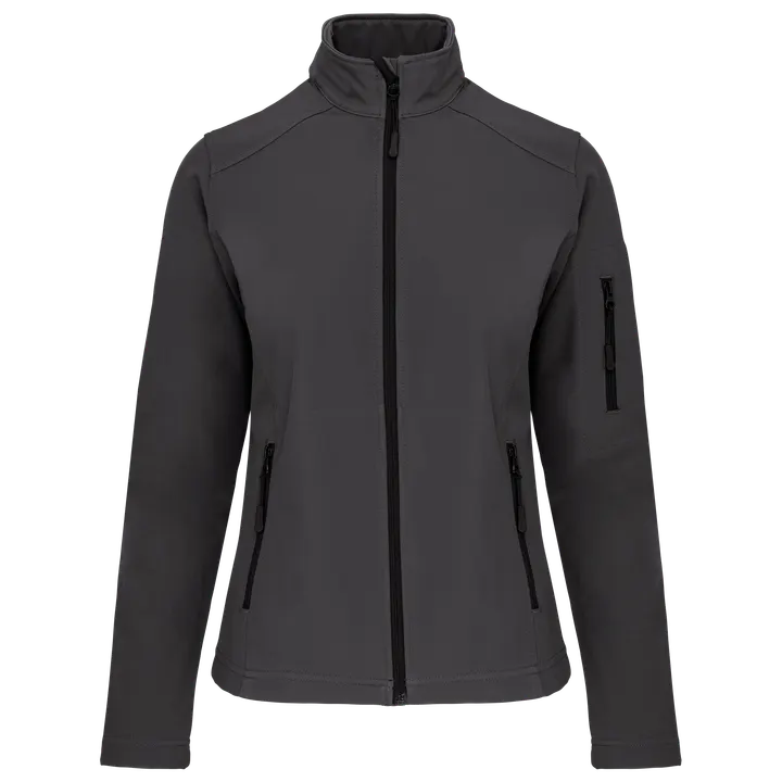 Damen Softshell-Jacke Titanium