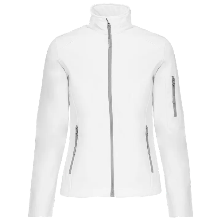 Damen Softshell-Jacke White