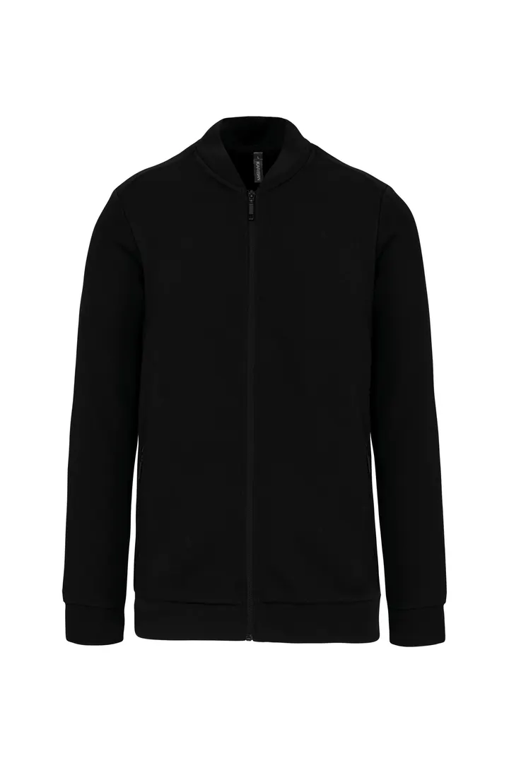 Veste molleton zippée homme Black
