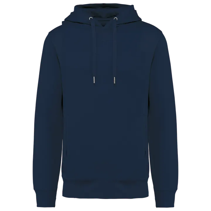 Sweat-shirt french terry écoresponsable à capuche unisexe Navy